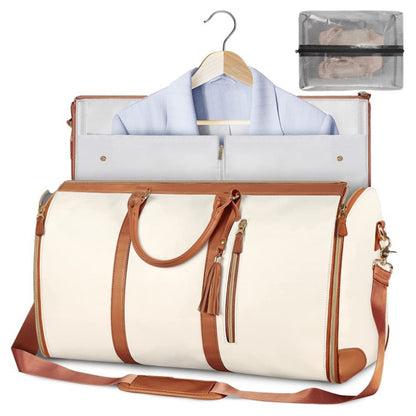 Large-Capacity Waterproof Travel Duffle Bag for Women – Foldable Clothes Tote