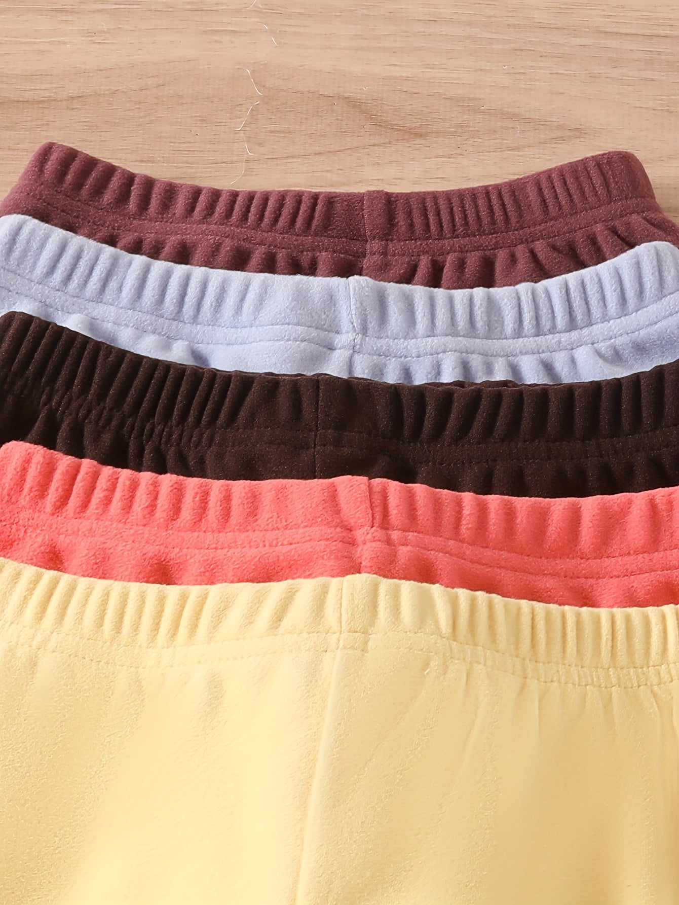 Multi-Color Velvet Underwear Sets - Thick, Warm, and Soft, Perfect for Kids