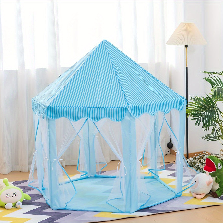 1 Pc Youngsters' Indoor Play Tent - Durable Polyester & PVC, Perfect for Outdoor Fun