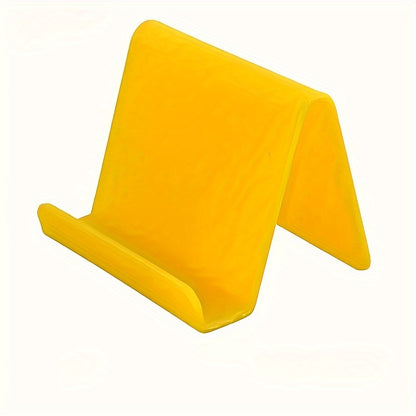 Multicolor Plastic Phone Stand Holder: Desktop Mobile Support for Most Smartphones and Tablets - Ideal for Home, School, and Office - Hiccupzz