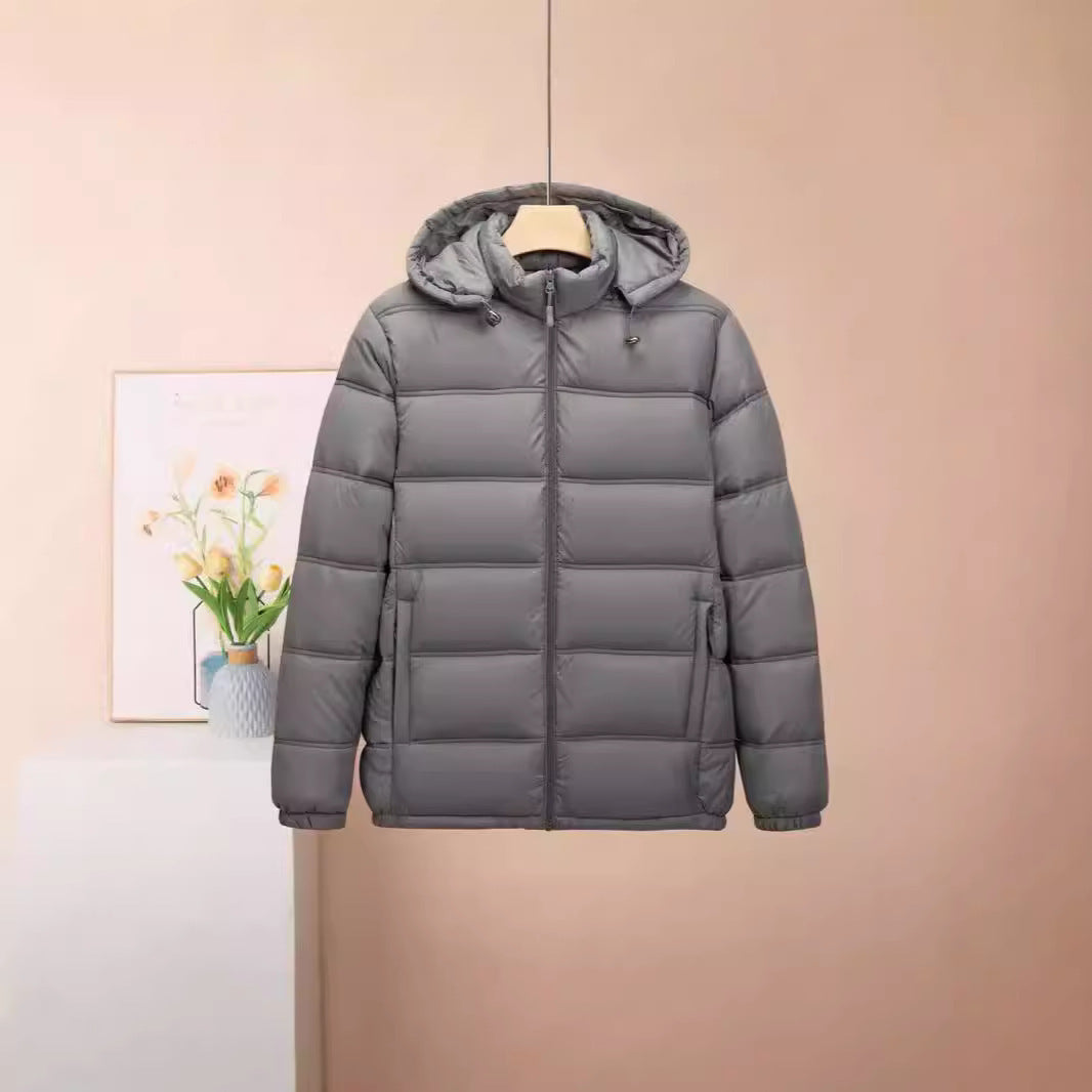 Men's Cotton-padded Coat Thickened Hooded Cotton-padded Jacket