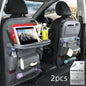 Luxury PU Leather Car Backseat Organizer with Foldable Table – Multi-Functional Car Seat Storage.