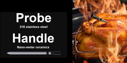 Holiday Wireless Meat Thermometer - 800°F Range, iOS & Android App Compatible