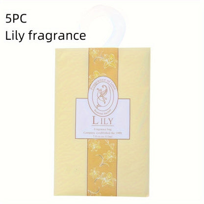 5pcs Hanging Perfume Wardrobe Sachet Sachet Wardrobe Mildew - Hiccupzz