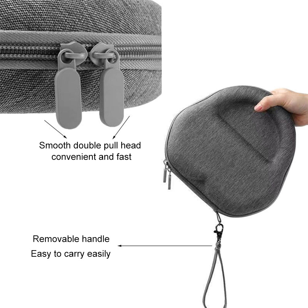 Travel Carrying Case, Protective Pouch for AirPods Max, Wireless Headphone Case with Hand Strap, Storage Bag for AirPods Max