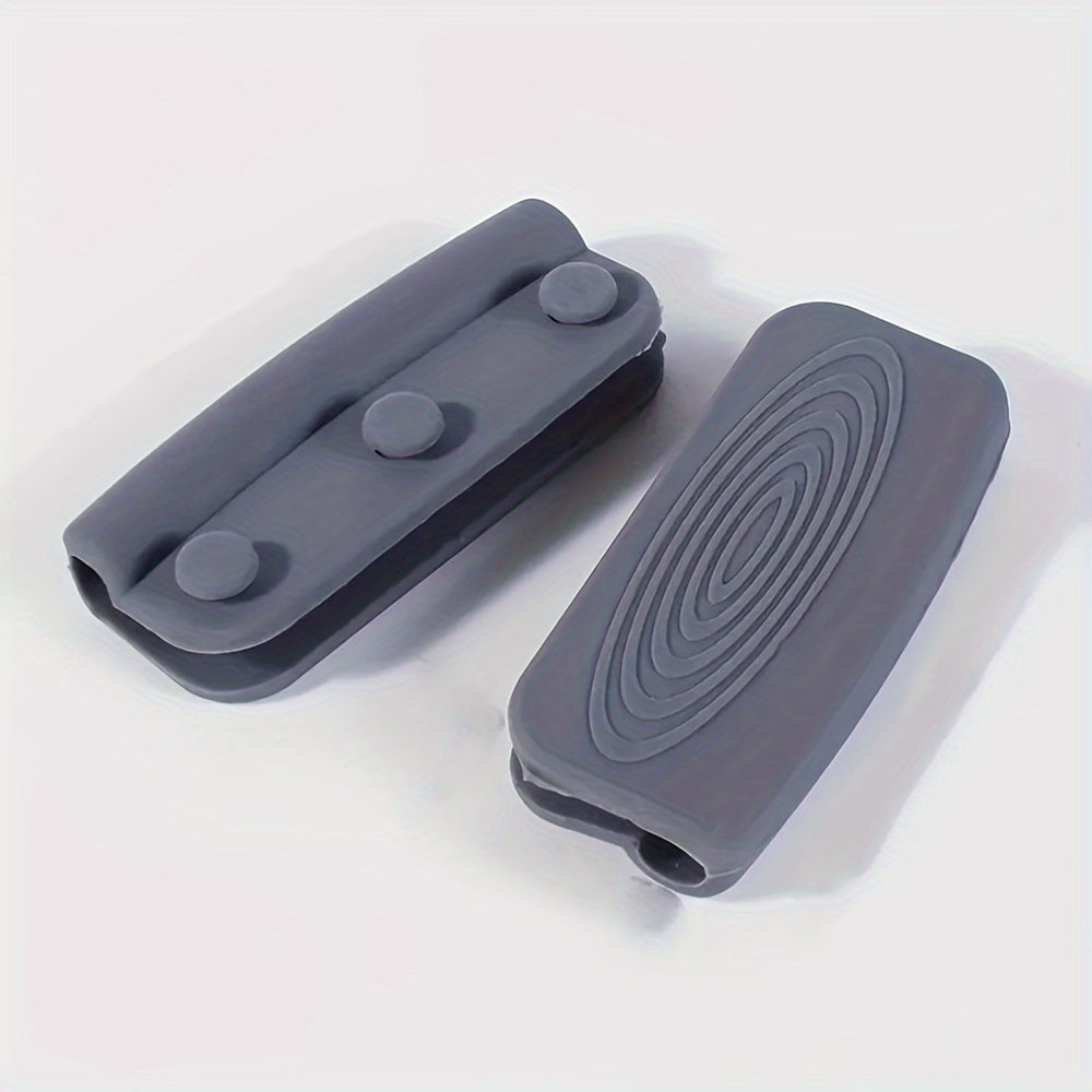 1/2 Pair Silicone Anti-Scald Pot Handle Covers - Non-Slip Heat Insulation Kitchen Accessories