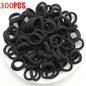 Children's Elastic Hair Rope: Girls Scrunchies Hair Accessories Set (100/300 pcs) - Ideal for Gifts - Hiccupzz