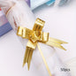 Small Hand Pull Flower Ribbon Bows (10/50pcs): Perfect for Gift Wrapping, Holiday Decor, and Wedding Decorations - Hiccupzz