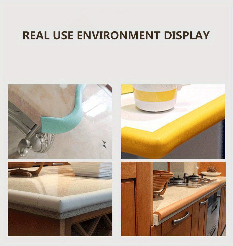 L-Shaped Baby Anti-Collision Strip - Soft Table Corner Protector