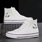 High-top Canvas Shoes Chinese Style National Fashion Ink Bamboo Leisure Couple Sneakers - Hiccupzz