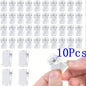1/10/20/50 Pcs Self-Adhesive Clips: Plastic Spring Clips for Hanging Tapestries, Posters, Photos, and Flags in Home or Office - Hiccupzz