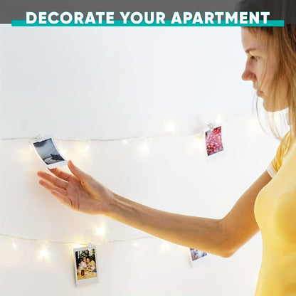 1/10/20/50 Pcs Self-Adhesive Clips: Plastic Spring Clips for Hanging Tapestries, Posters, Photos, and Flags in Home or Office - Hiccupzz