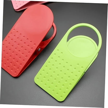 1/3 Pcs Space-Saving Clip-On Cup Holder – Lightweight & Sturdy Design for Tables, Storage Tray Included, Random Colors - Hiccupzz