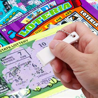 1/5/10 Pcs Lottery Scratchers Keychain – Lucky Gift for Parties, Events, and Celebrations (Set of 10) - Hiccupzz