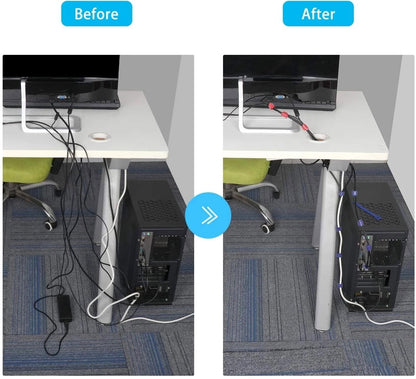 10/30/50 Pcs Releasable Cable Organizer Ties - Hiccupzz