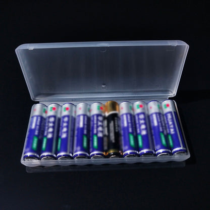 10-Pack Clear Plastic AAA Battery Case for Home, Kitchen, and Gift Packaging Organizer - Hiccupzz