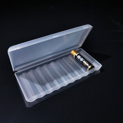 10-Pack Clear Plastic AAA Battery Case for Home, Kitchen, and Gift Packaging Organizer - Hiccupzz