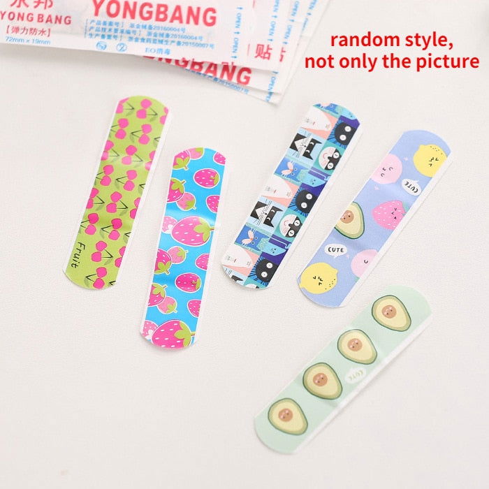 100/120/160 Pcs Waterproof Cute Cartoon Band Aid - Hiccupzz