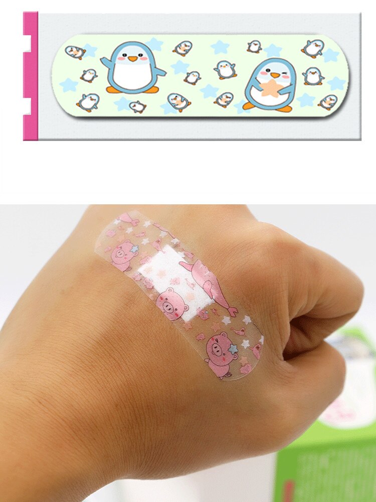 100/120/160 Pcs Waterproof Cute Cartoon Band Aid - Hiccupzz
