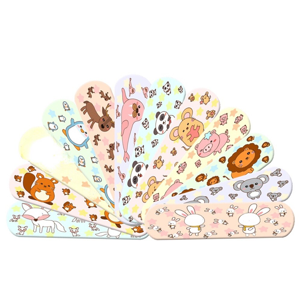 100/120/160 Pcs Waterproof Cute Cartoon Band Aid - Hiccupzz