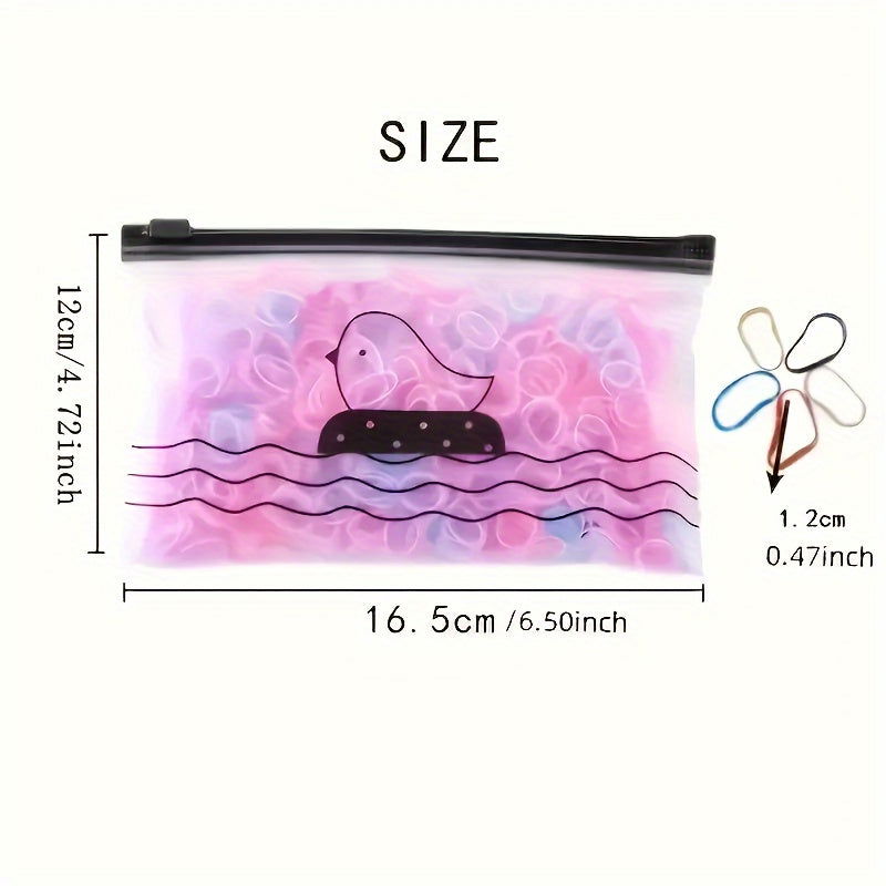 1000/2000 Pcs Candy-Colored Elastic Hair Bands Set : High-Elasticity Mini Rubber Bands with Storage Bag - Non-Electric, Suitable for Ages 14+ - Hiccupzz