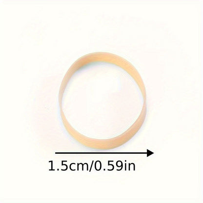 1000 Pcs Colorful Disposable Rubber Bands Set - Perfect For Girls' Casual Hair Styling & Accessories - Hiccupzz