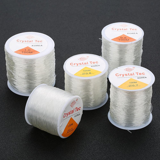 100M Plastic Crystal for DIY Beading Stretch Cords - Hiccupzz