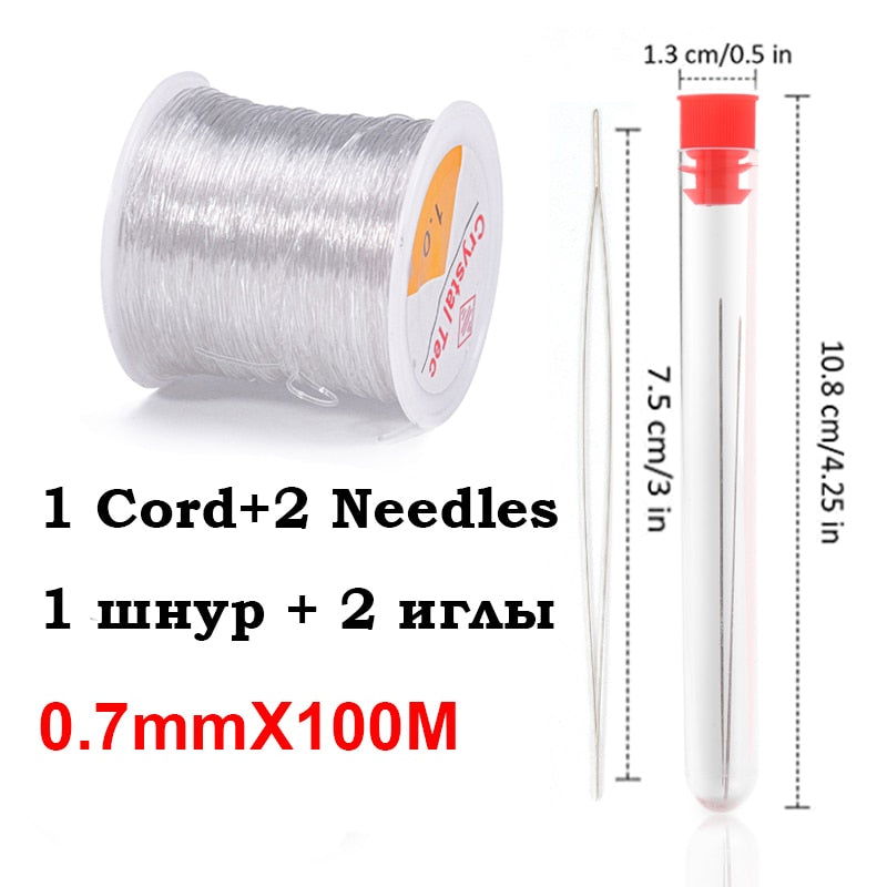100M Plastic Crystal for DIY Beading Stretch Cords - Hiccupzz