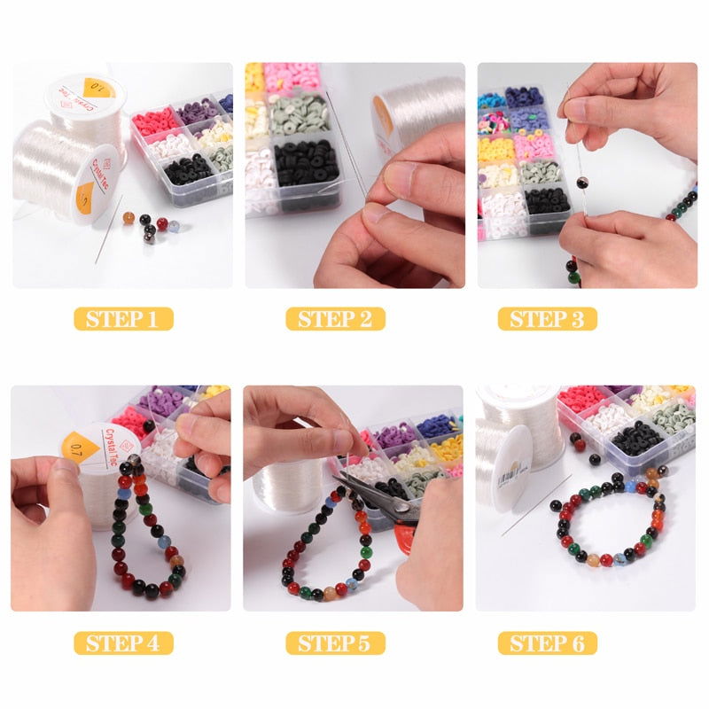 100M Plastic Crystal for DIY Beading Stretch Cords - Hiccupzz