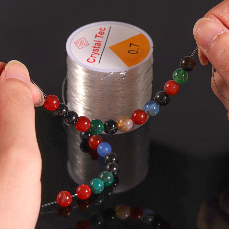 100M Plastic Crystal for DIY Beading Stretch Cords - Hiccupzz