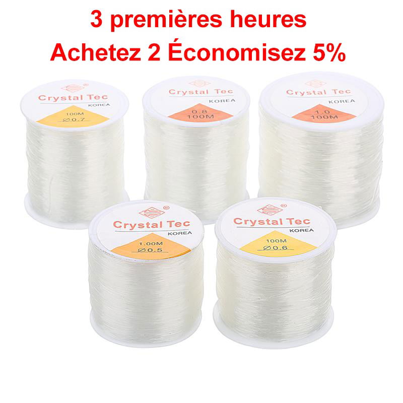 100M Plastic Crystal for DIY Beading Stretch Cords - Hiccupzz