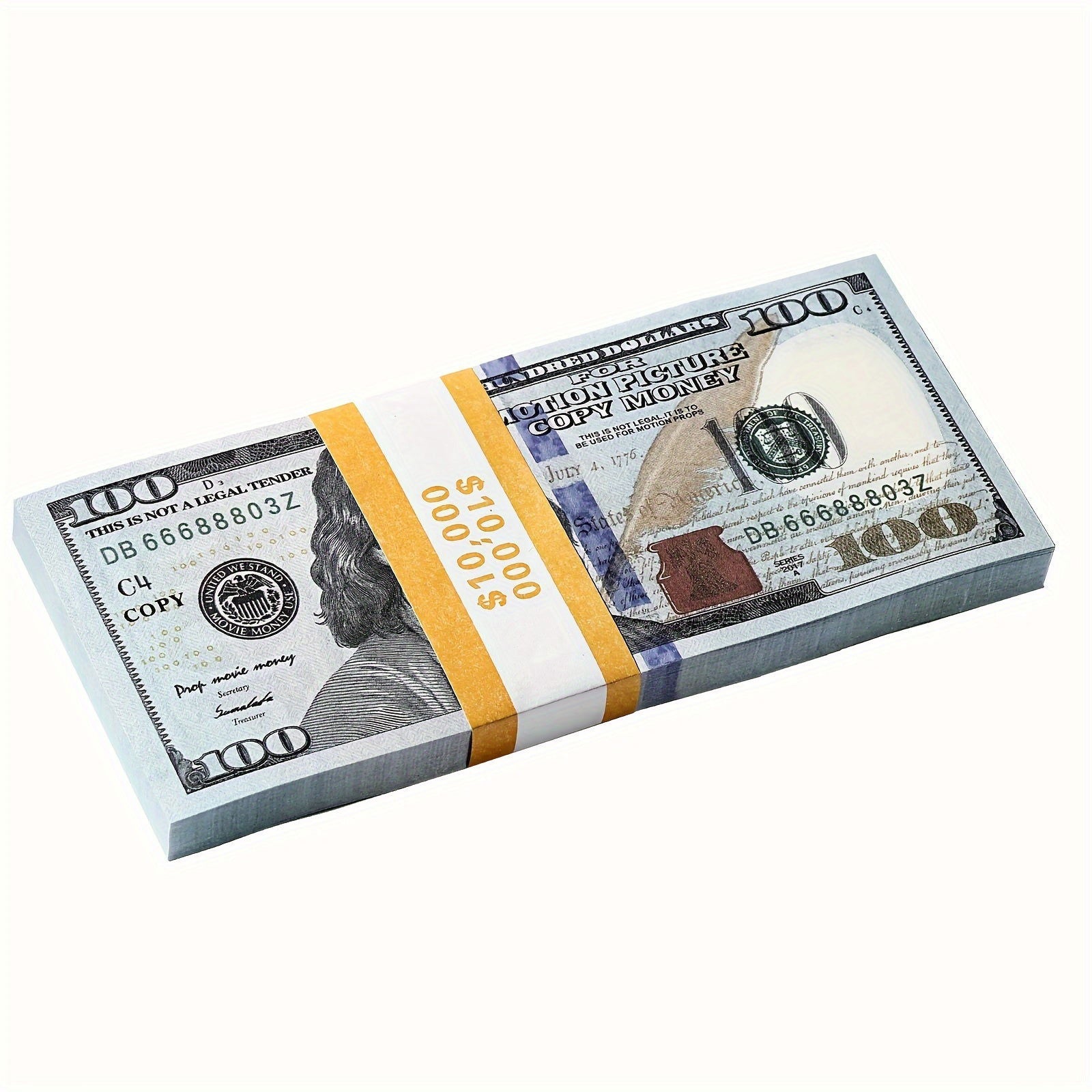 $100 Game Bill - Photography Novelty Banknote for Movies, TV, Parties, and Decoration - Hiccupzz