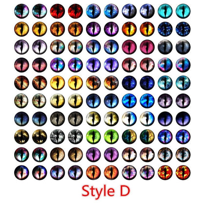 100 Pcs (50 pairs) Dragon Eyes, Cat Eye and etc. - Hiccupzz