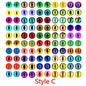 100 Pcs (50 pairs) Dragon Eyes, Cat Eye and etc. - Hiccupzz