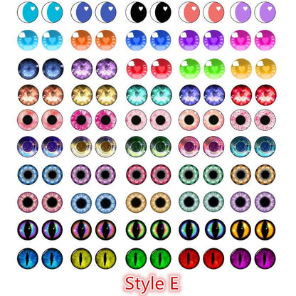 100 Pcs (50 pairs) Dragon Eyes, Cat Eye and etc. - Hiccupzz