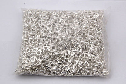100 Pcs Gold Metal Lobster Clasps Bracelets Connectors Hooks Buckle Charm Materials for DIY Jewelry Making Supplies Accessories - Hiccupzz