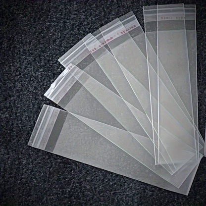 100 Pcs OPP Self-Adhesive Bags – Multi-Size Plastic Bags for Jewelry, Weddings, Food Packaging - Hiccupzz