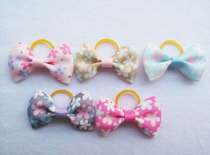 100 Pcs Pet Ribbon Hair Accessories - Hiccupzz