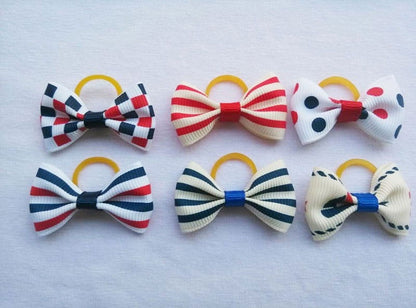 100 Pcs Pet Ribbon Hair Accessories - Hiccupzz