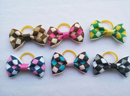100 Pcs Pet Ribbon Hair Accessories - Hiccupzz
