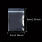 100 Pcs Reusable Clear Jewelry Bags – 3 Sizes with Self-Sealing Zipper & Anti-Aging Storage Pouches for Gifts and Stationery - Hiccupzz