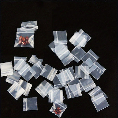 100 Pcs Reusable Clear Jewelry Bags – 3 Sizes with Self-Sealing Zipper & Anti-Aging Storage Pouches for Gifts and Stationery - Hiccupzz