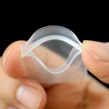 100 Pcs Reusable Clear Jewelry Bags – 3 Sizes with Self-Sealing Zipper & Anti-Aging Storage Pouches for Gifts and Stationery - Hiccupzz