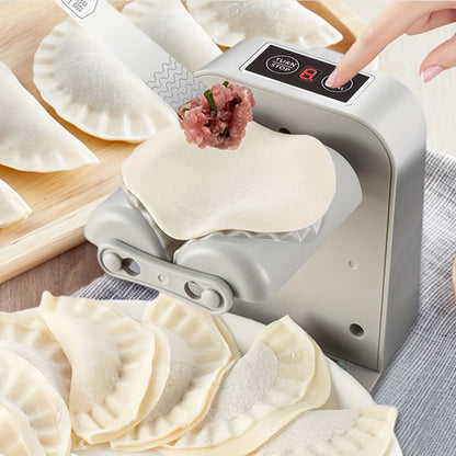 Dumpling Maker Press with Spoon & Brush - 2-Mode Quick Dumpling, Wonton & Chinese Dumpling Forming Tool - Hiccupzz