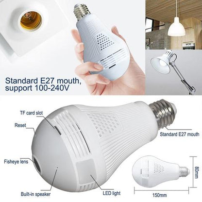 LED Light Bulb Spy Camera - Hiccupzz