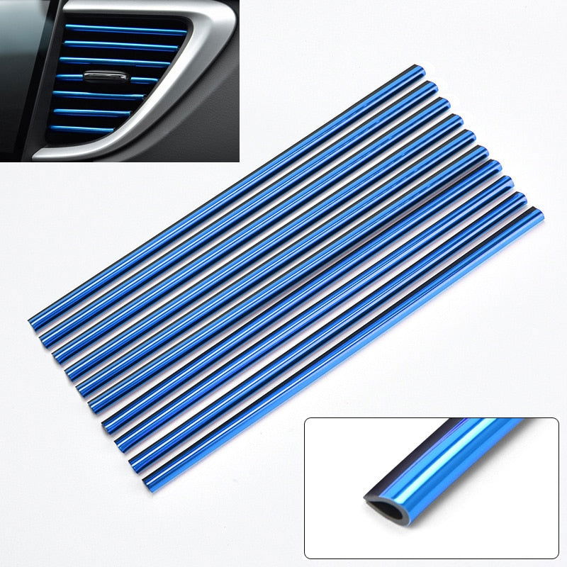 10 Pcs 20cm Car Air Conditioner Outlet Decorative U Shape Molding - Hiccupzz