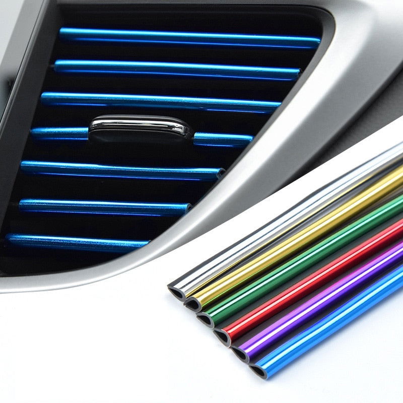 10 Pcs 20cm Car Air Conditioner Outlet Decorative U Shape Molding - Hiccupzz