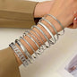10 Pcs Delicate Alloy Bracelet Set for Women - Perfect for Daily Wear and Parties, Great Gift Idea - Hiccupzz