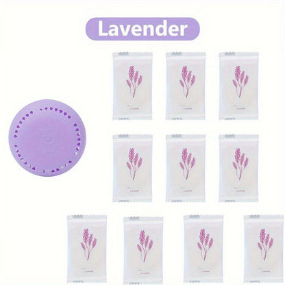 10 Pcs Long-Lasting Aromatherapy Air Fresheners with Extra Shell-Home, Car, Bathroom, Bedroom, Wardrobe - Hiccupzz
