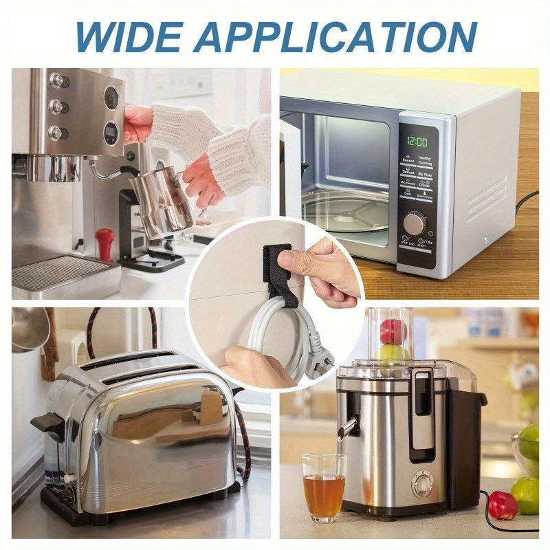 10 Pcs Premium Cord Organizers for Kitchen Appliances – Keep Mixer, Coffee Maker, Blender, Air Fryer, and Pressure Cooker Cords Neat and Tangle-Free - Hiccupzz